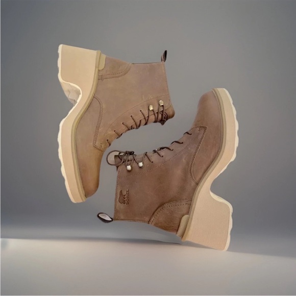 NWT Sorel Women Hi Line Heel Lace Ankle Size 10 - Picture 4 of 9